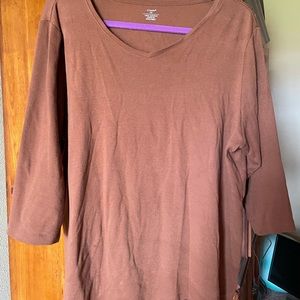 Christopher and Banks 3/4 sleeve v neck.